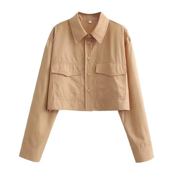 Blouse met zakken
