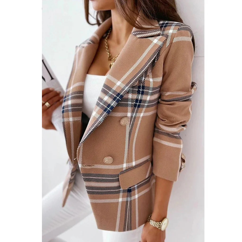 Eline – Damesblazer met Wendekraag