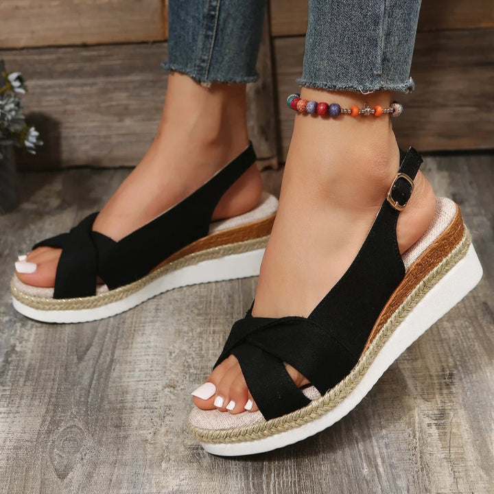 Juliette – Sandalen met Sleehak Voor Dames