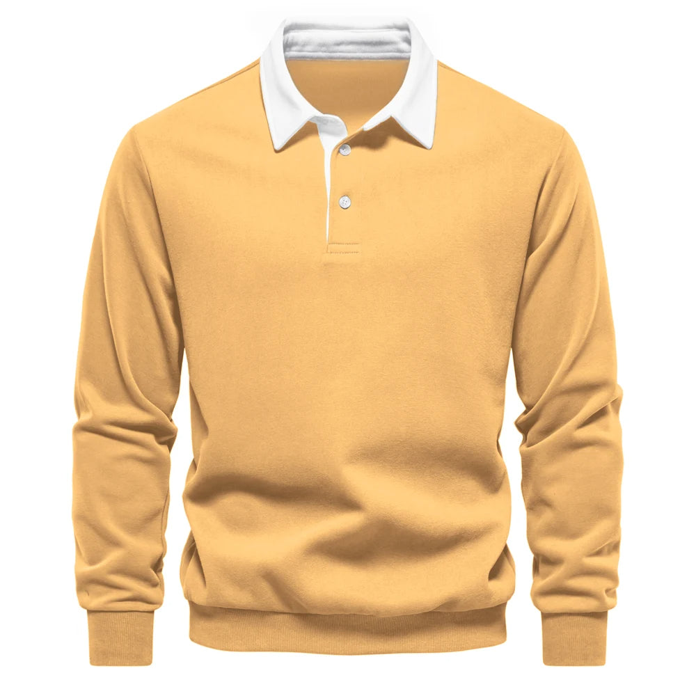UrbanEase – Heren Polo Sweatshirt
