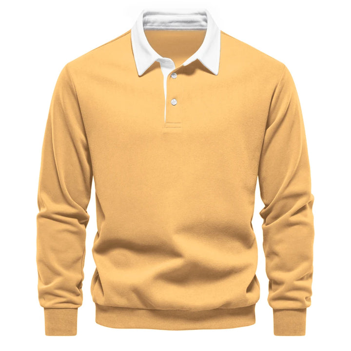 UrbanEase – Heren Polo Sweatshirt