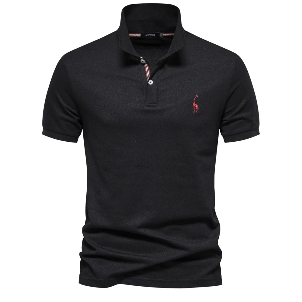 UrbanElite – Klassiek Heren Polo met Borduurwerk