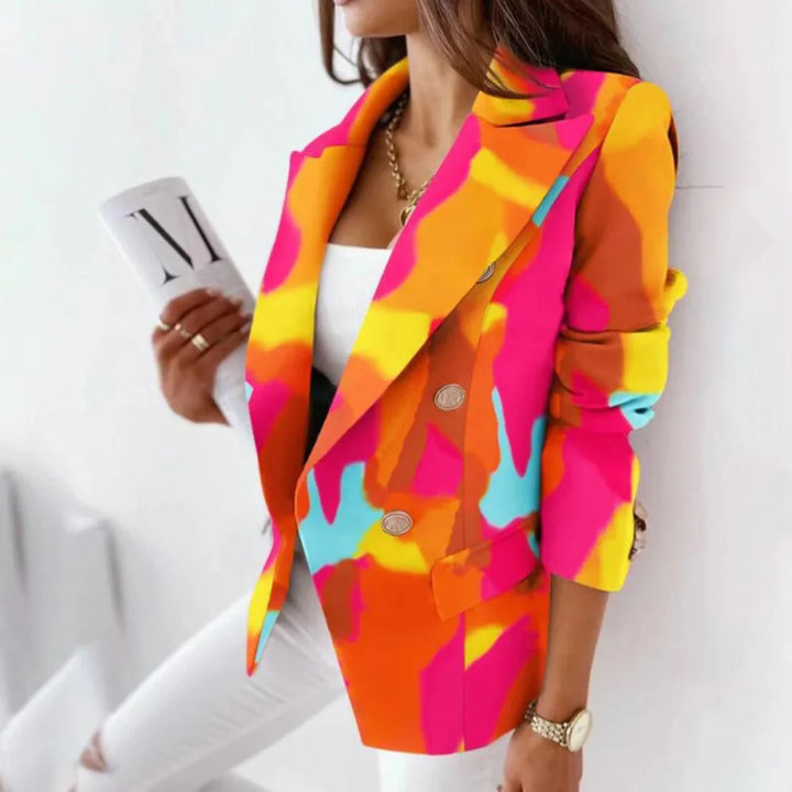 Eline – Damesblazer met Wendekraag