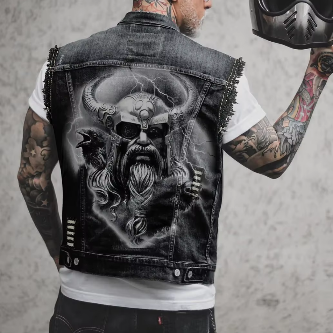 Jack – Mouwloos Denim Vest voor Heren