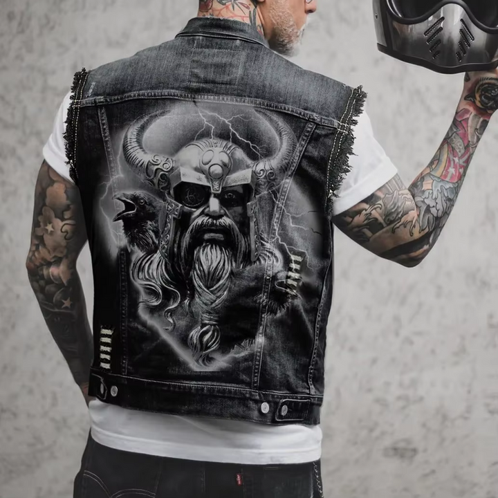 Jack – Mouwloos Denim Vest voor Heren