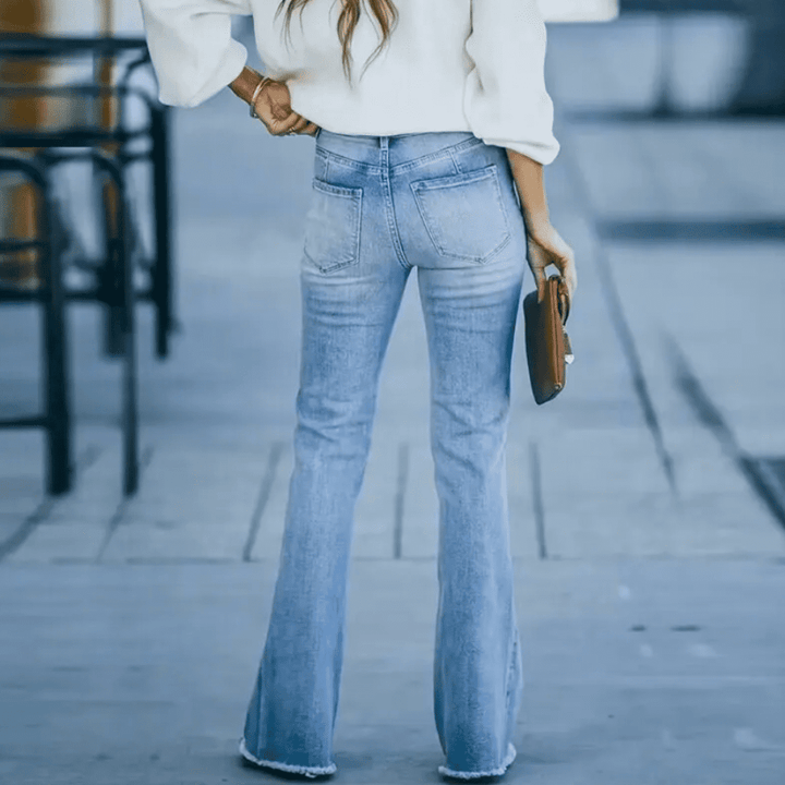 Veya - Slim fit Jeans met hoge taille voor vrouwen