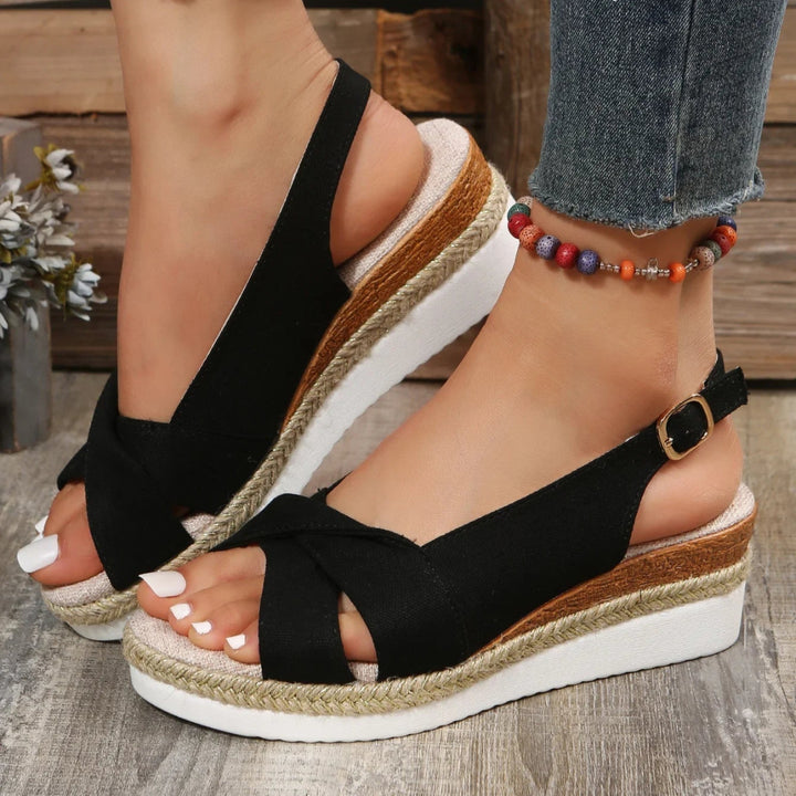 Juliette – Sandalen met Sleehak Voor Dames