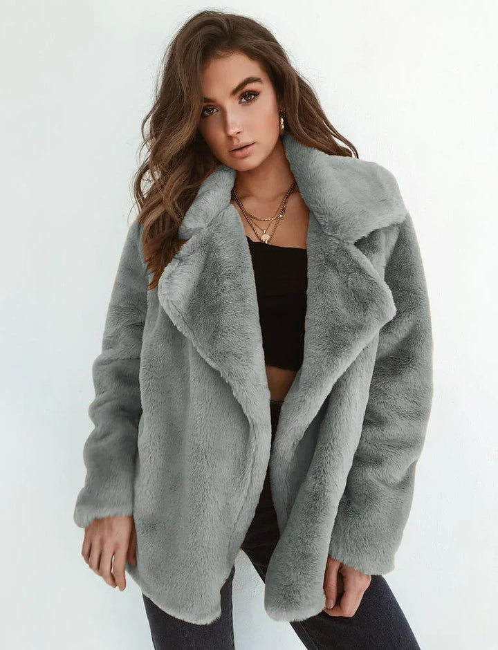 Mila – Faux Fur Teddy Jas