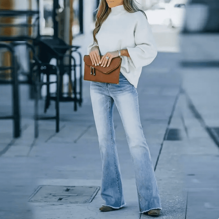 Veya - Slim fit Jeans met hoge taille voor vrouwen