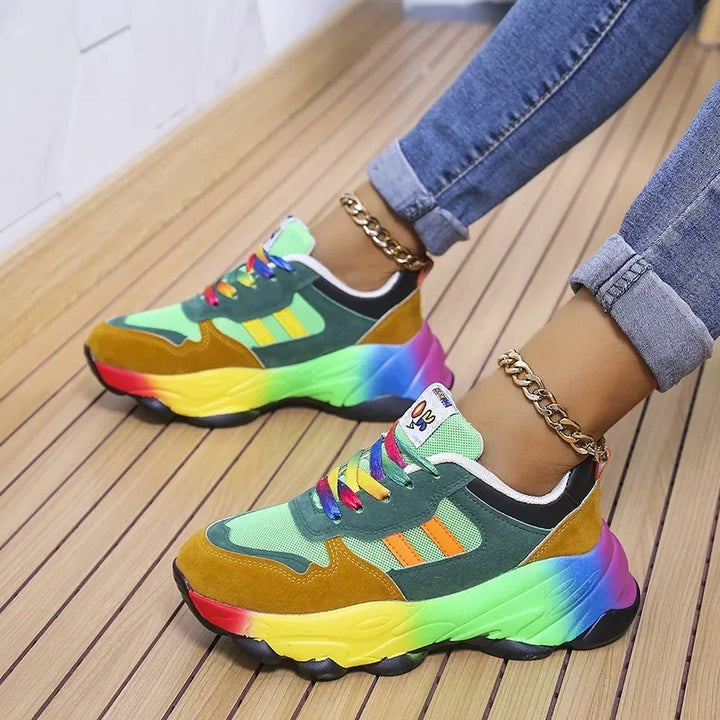 ActiveStep – Trendy Multicolor Sneakers met Chunky Zool