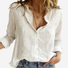 FEMKE – Damesblouse van Linnenblend