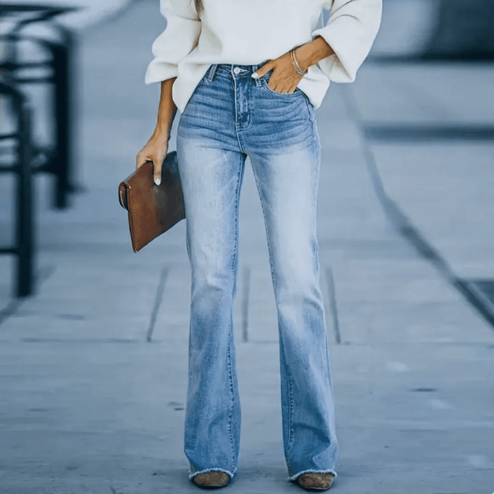 Veya - Slim fit Jeans met hoge taille voor vrouwen