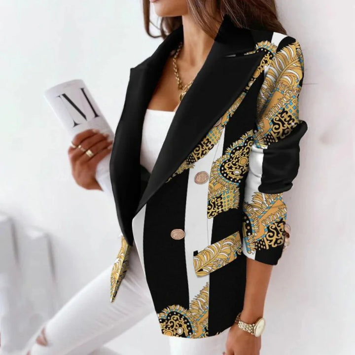 Eline – Damesblazer met Wendekraag
