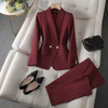 Caro - Tweedelig dameskostuum met blazer en broek