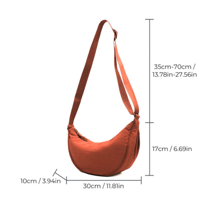 UrbanTote – Ruime Nylon Schoudertas voor Dames
