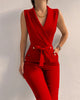 Elliana – Mouwloze Jumpsuit met V-hals Dames