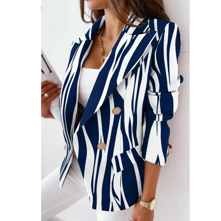 Eline – Damesblazer met Wendekraag