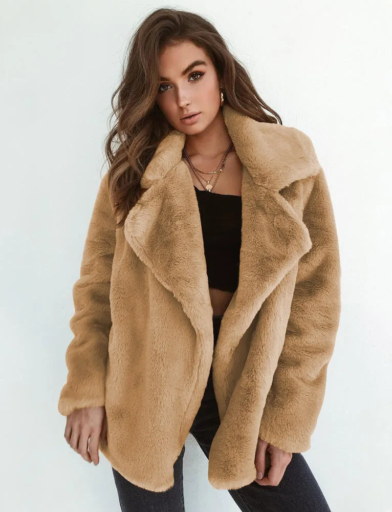 Mila – Faux Fur Teddy Jas
