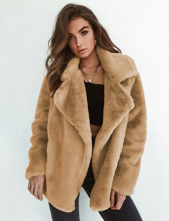 Mila – Faux Fur Teddy Jas