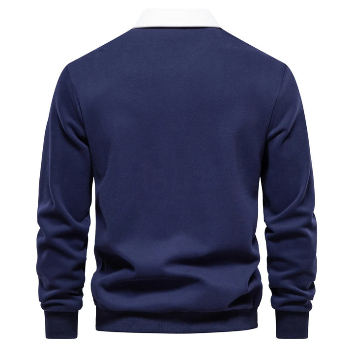 UrbanEase – Heren Polo Sweatshirt