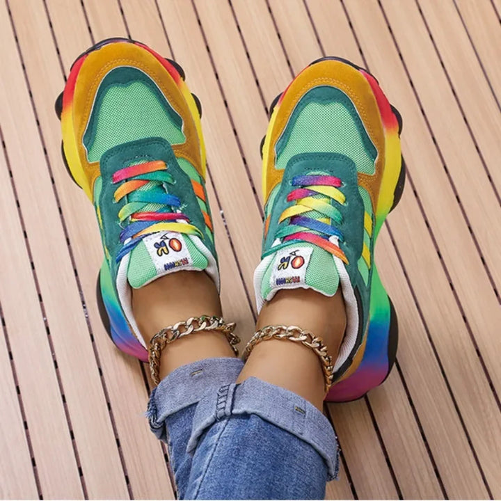 ActiveStep – Trendy Multicolor Sneakers met Chunky Zool