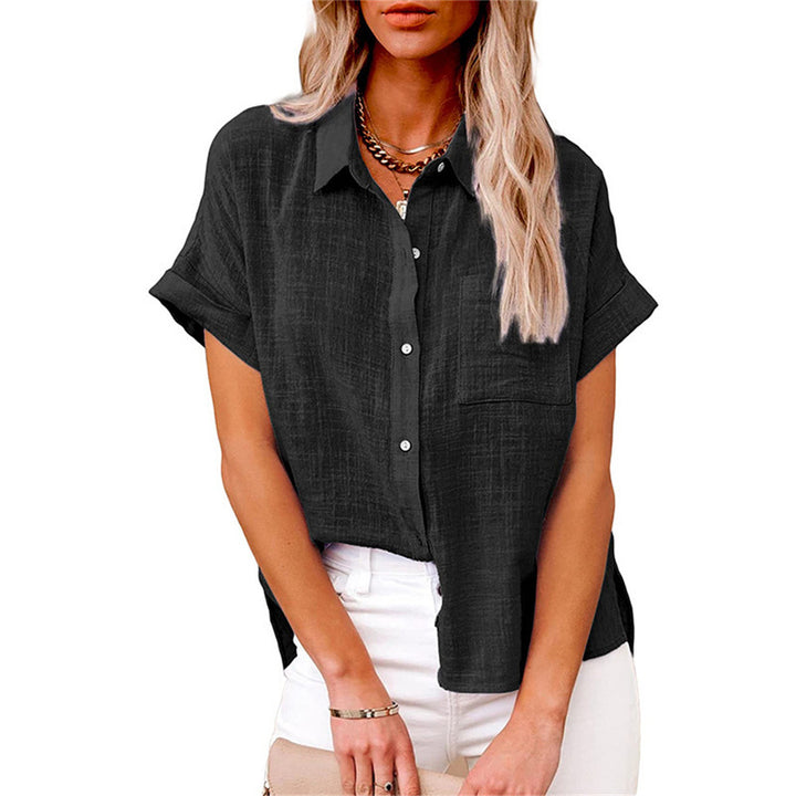 Yara – Luchtige Katoen-Linnen Blouse Dames