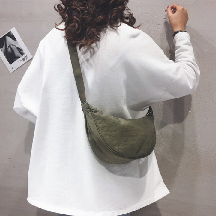 UrbanTote – Ruime Nylon Schoudertas voor Dames