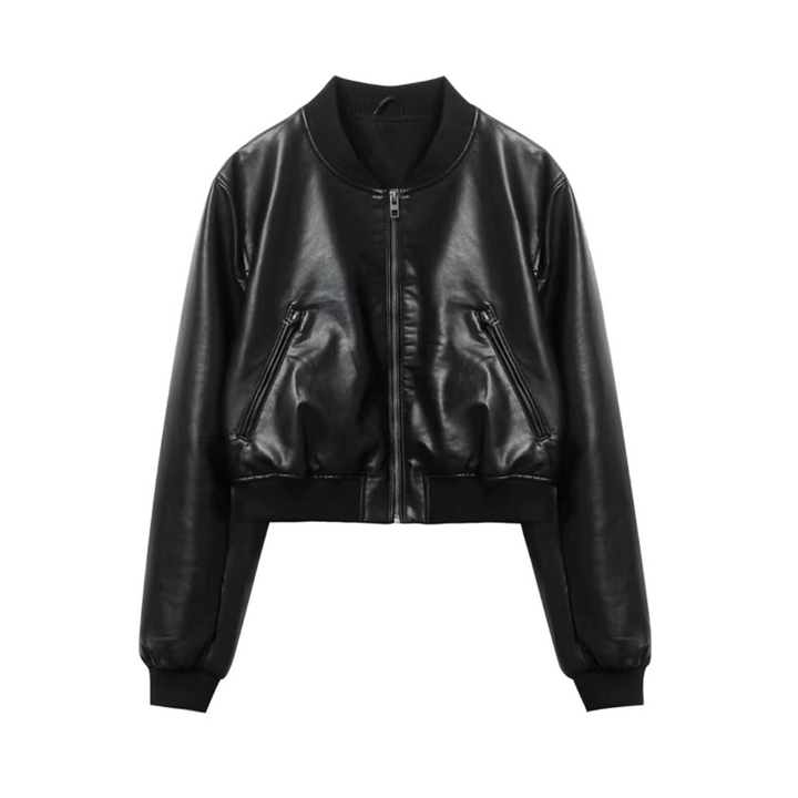 Nova – Faux Leren Bomberjack