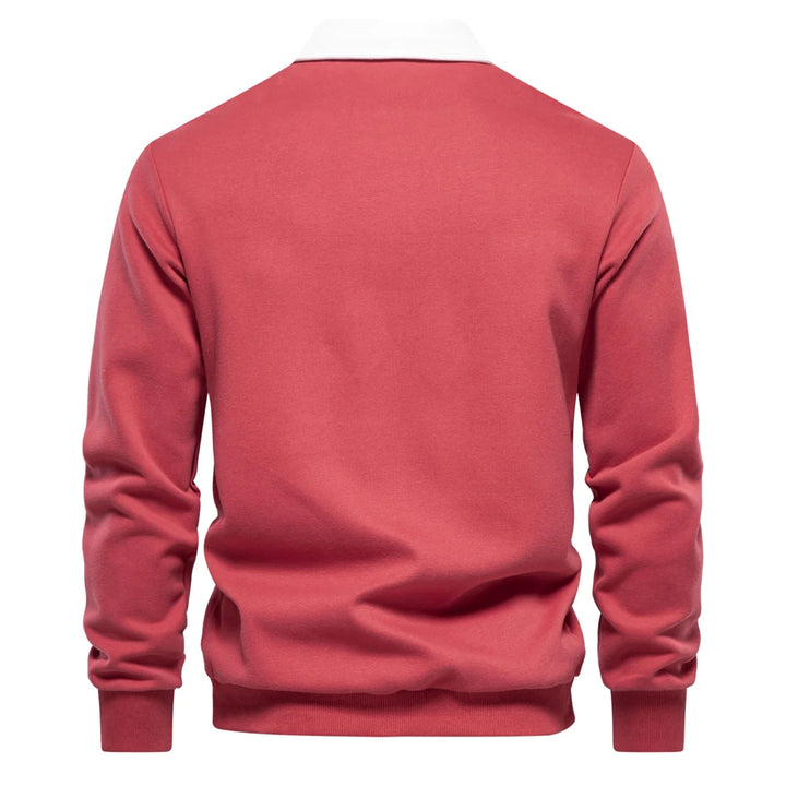 UrbanEase – Heren Polo Sweatshirt