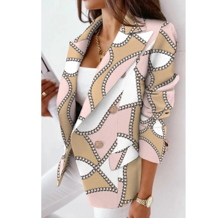 Eline – Damesblazer met Wendekraag