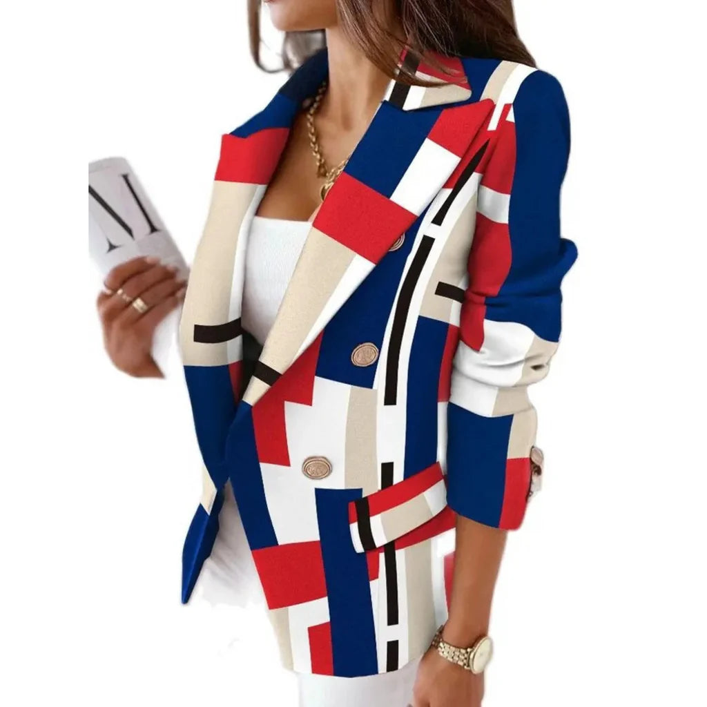 Eline – Damesblazer met Wendekraag