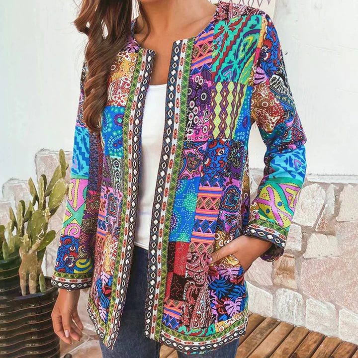 Gebreid Vest Retro stijl Dames
