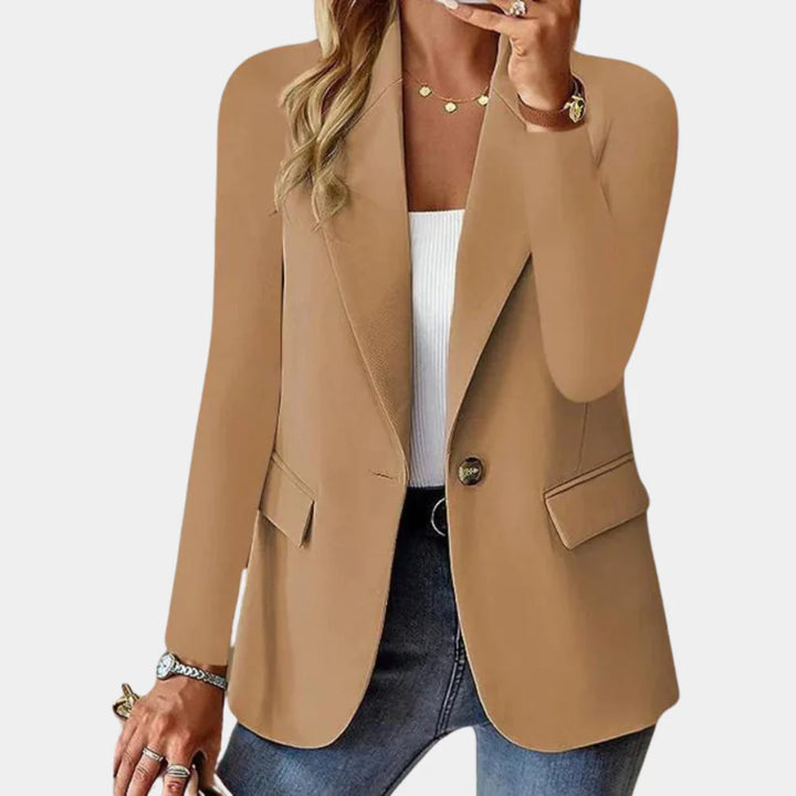 Elise – Getailleerde Zomerblazer met Stretch Dames