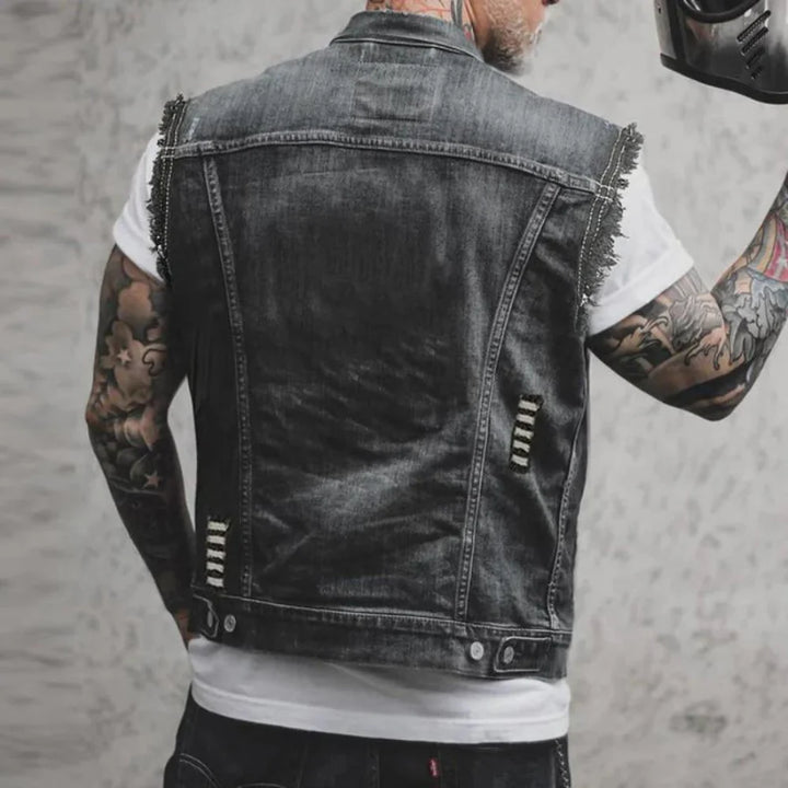 Jack – Mouwloos Denim Vest voor Heren