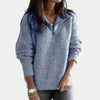 Isabella - Chique Comfort Trui met Halve Rits voor Dames