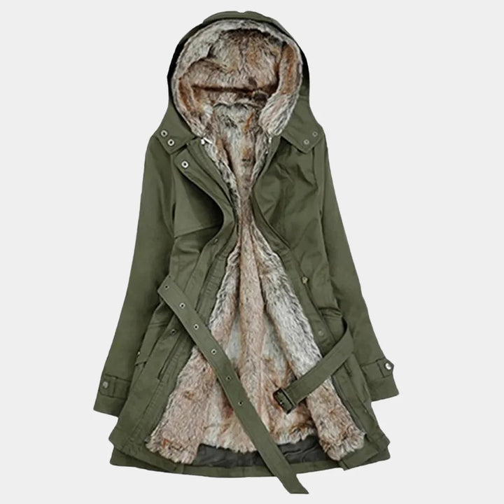 Elara – Winter Parka met Faux Bont