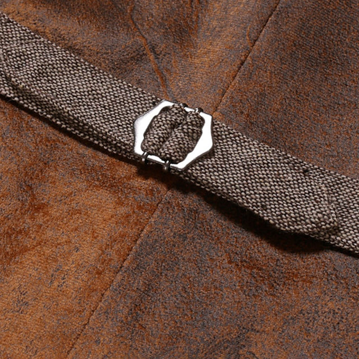 Bruin gilet voor heren