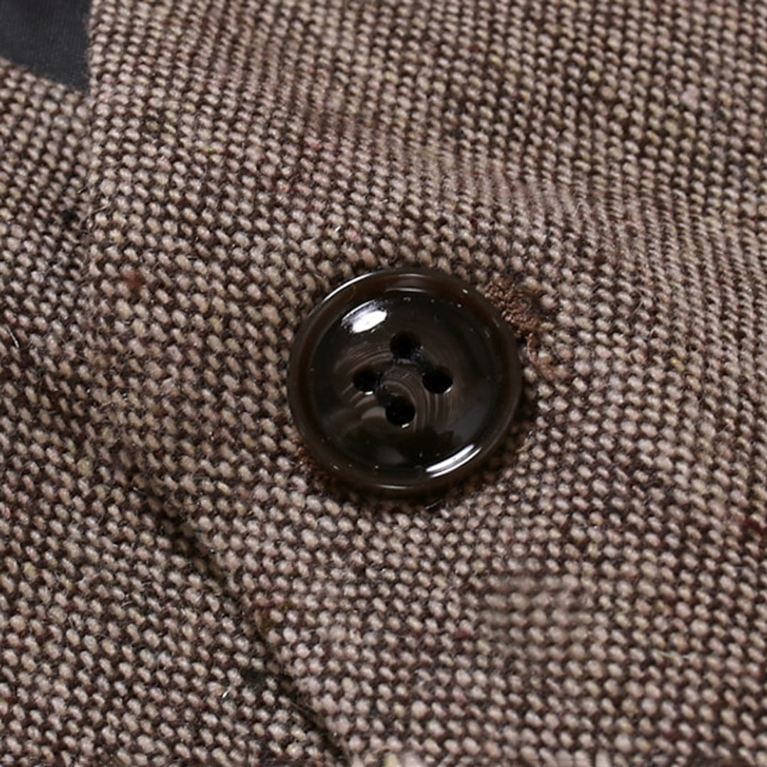 Bruin gilet voor heren