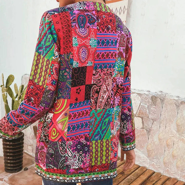 Gebreid Vest Retro stijl Dames