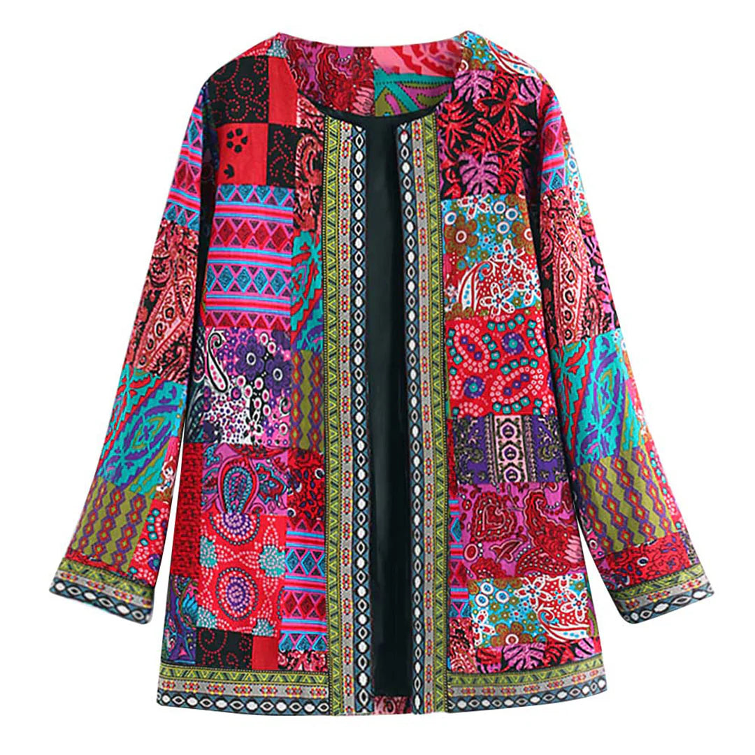 Gebreid Vest Retro stijl Dames