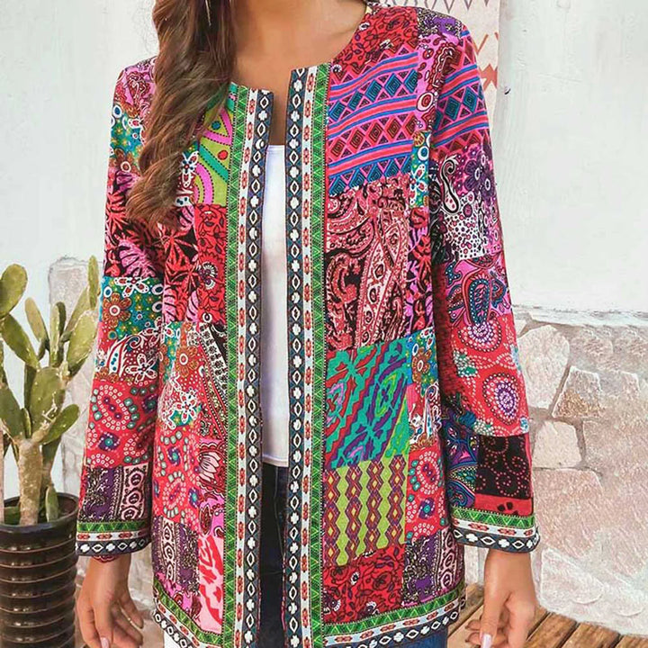 Gebreid Vest Retro stijl Dames