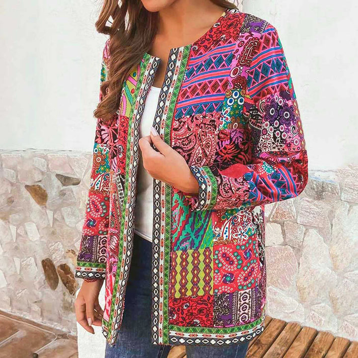 Gebreid Vest Retro stijl Dames