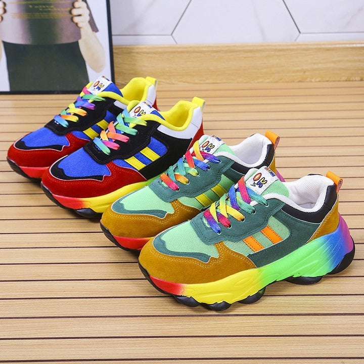 ActiveStep – Trendy Multicolor Sneakers met Chunky Zool