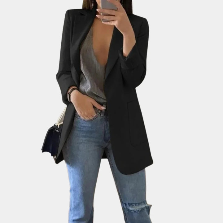 Nova – Lange Slim Fit Blazer Dames