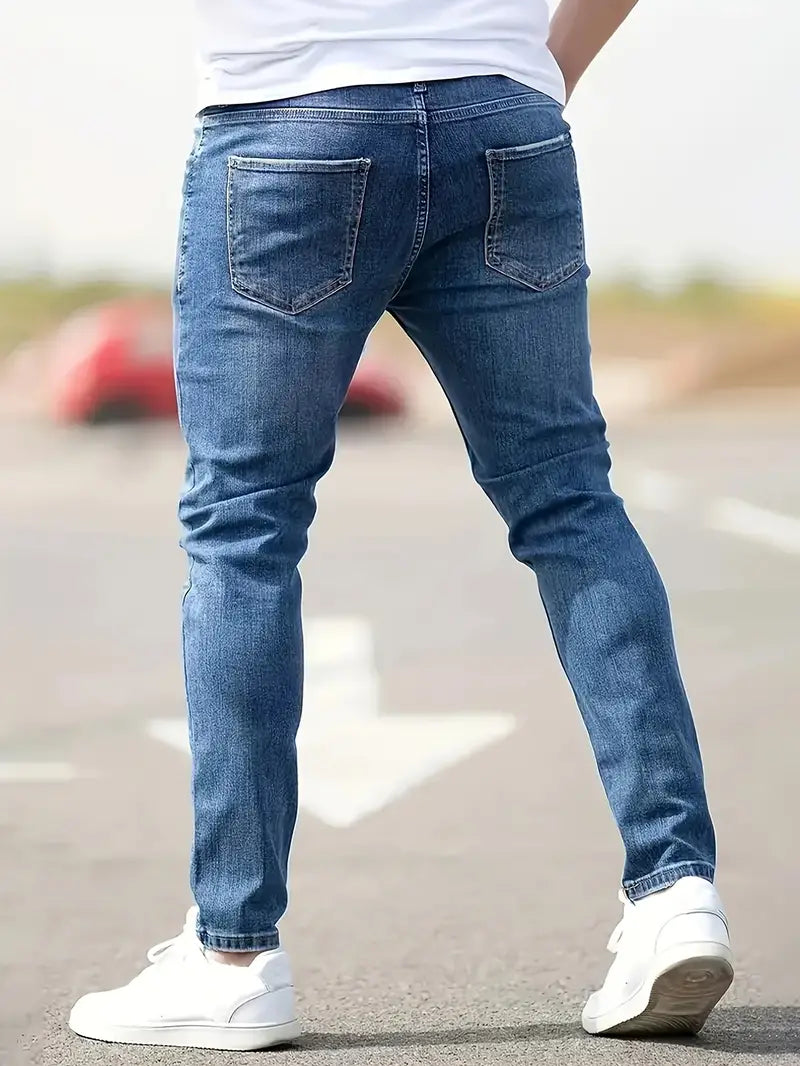 Slim Fit Stretch Jeans voor Heren